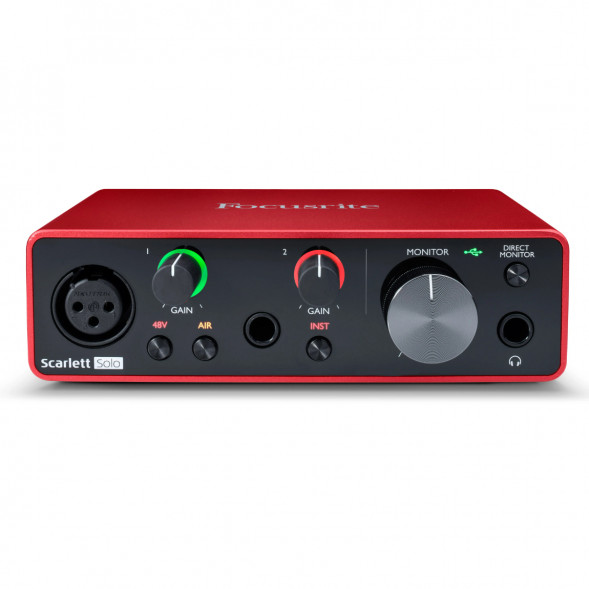 Внешняя звуковая карта FOCUSRITE Scarlett Solo 3rd Gen в Сочи