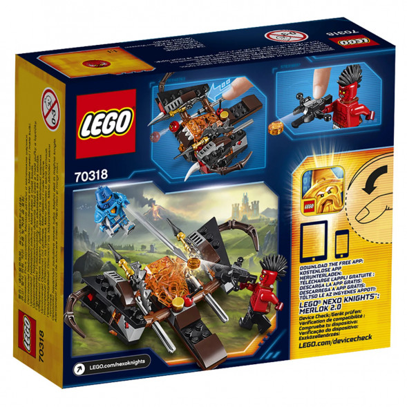 Конструктор LEGO Nexo Knights 70318 Шаровая ракета в Сочи