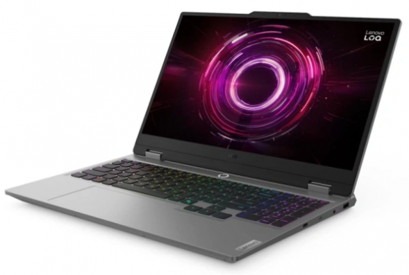 Ноутбук Lenovo LOQ 15AHP10 (83JG003EPB) (15.6 &amp;quot;, Ryzen 7 250 3.3 ГГц, 8 ядер, 16 Гб DDR5, 512 Гб SSD, GeForce RTX 5050, Windows 11 Home), Серый в Сочи