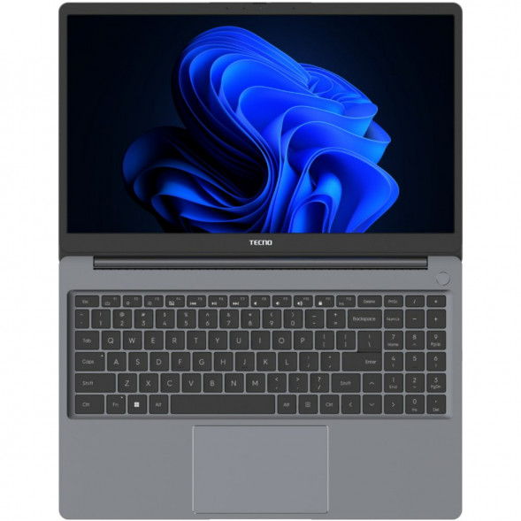Ноутбук TECNO MegaBook K15SDA (15.6&amp;quot;, IPS, AMD Ryzen 5 7430U 2.3ГГц, 6 ядер, 16ГБ DDR4, 512ГБ SSD, AMD Radeon Graphics, Windows 11 Home), серый в Сочи