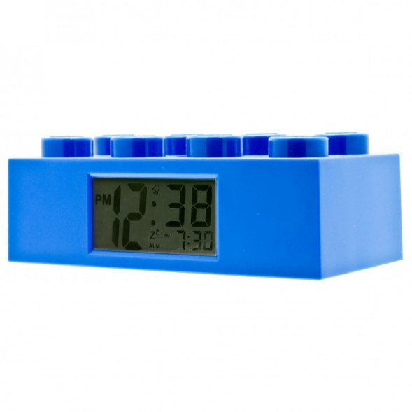 Будильник LEGO 9002151 Кирпичик, синий в Сочи
