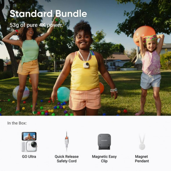 Экшн-камера Insta360 GO Ultra Standard Bundle, White в Сочи