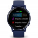 Умные часы Garmin Vivoactive 5, синие с металлически-синим безелем и силиконовым ремешком 010-02862-12 в Сочи