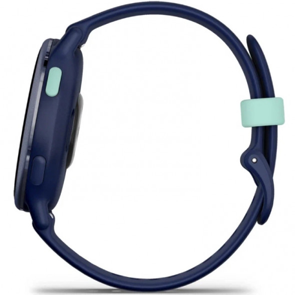 Умные часы Garmin Vivoactive 5, синие с металлически-синим безелем и силиконовым ремешком 010-02862-12 в Сочи