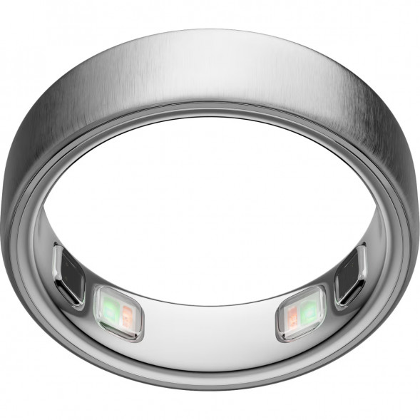 Умное кольцо Oura Ring 5 (размер 7), матовое серебро/Brushed Silver в Сочи