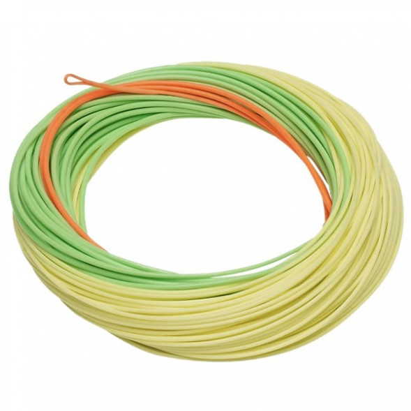 Леска RIO Elite Stillwater Floater WF7F, Orange/Green/Yellow в Сочи
