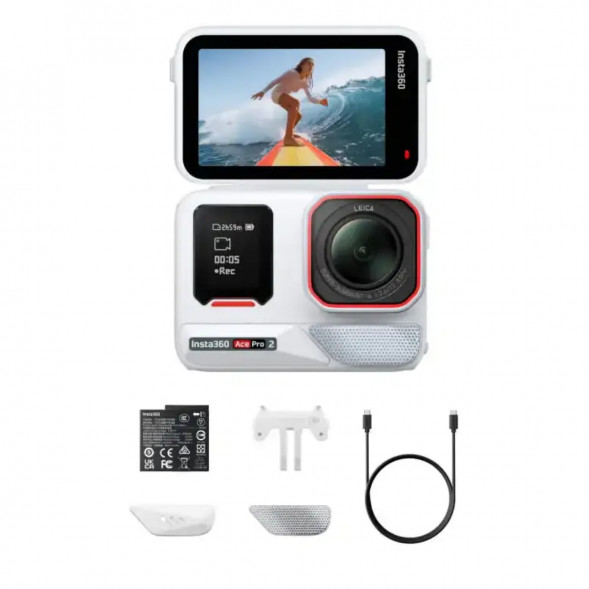 Экшн-камера Insta360 Ace Pro 2, Arctic White в Сочи