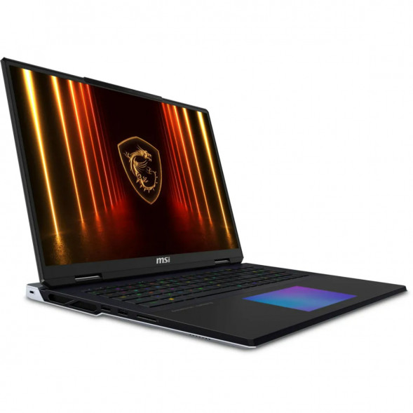 Ноутбук MSI Titan 18 HX AI A2XWJG-206RU (18&amp;quot;, IPS, Intel Core Ultra 9 285HX 2.8ГГц, 24 ядра, 64ГБ DDR5, 4ТБ SSD, NVIDIA GeForce RTX 5090 24 ГБ, Windows 11 Home), черный в Сочи