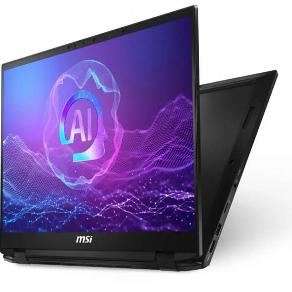 Ноутбук трансформер MSI Summit Pro 16 AI A2HVETG-084RU (16&amp;quot;, IPS, Intel Core Ultra 9 285H 2.9ГГц, 16 ядер, 32ГБ LPDDR5, 1ТБ SSD, NVIDIA GeForce RTX 4050 - 6 ГБ, Windows 11 Pro), черный в Сочи