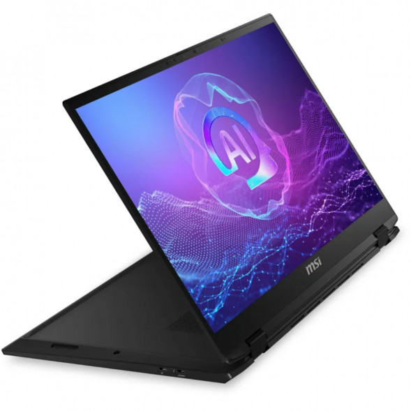 Ноутбук трансформер MSI Summit Pro 16 AI A2HVETG-084RU (16&amp;quot;, IPS, Intel Core Ultra 9 285H 2.9ГГц, 16 ядер, 32ГБ LPDDR5, 1ТБ SSD, NVIDIA GeForce RTX 4050 - 6 ГБ, Windows 11 Pro), черный в Сочи