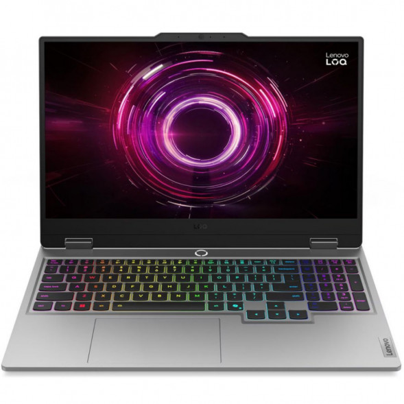 Ноутбук Lenovo LOQ 15AHP10 (83JG003DPB) (15.6&amp;quot;,  IPS, AMD Ryzen 5 220, 6 ядер, 16 ГБ DDR5, SSD 512 ГБ, NVIDIA GeForce RTX 5050 - 8 ГБ, без ОС), серый в Сочи