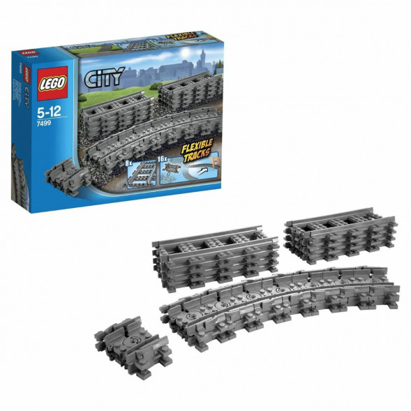 Конструктор LEGO City Trains 7499 Гибкие пути в Сочи