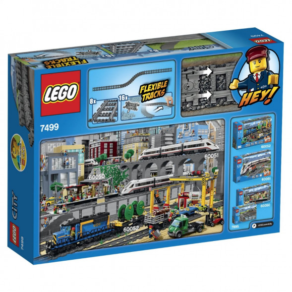 Конструктор LEGO City Trains 7499 Гибкие пути в Сочи