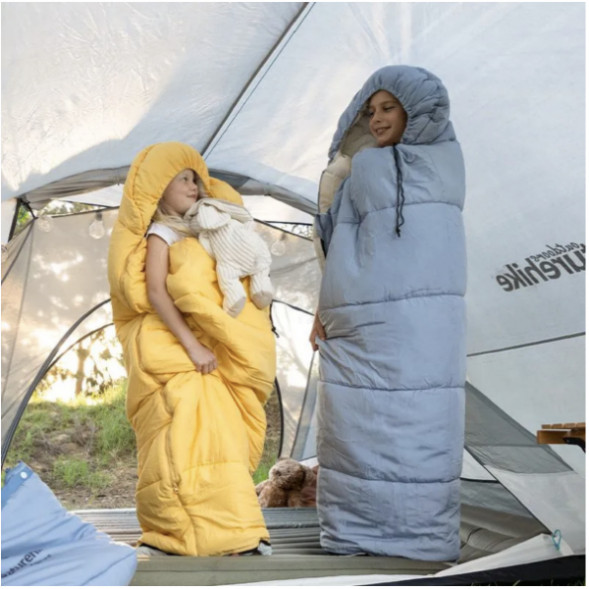 Спальный мешок Naturehike C180 (190x75см), голубой в Сочи