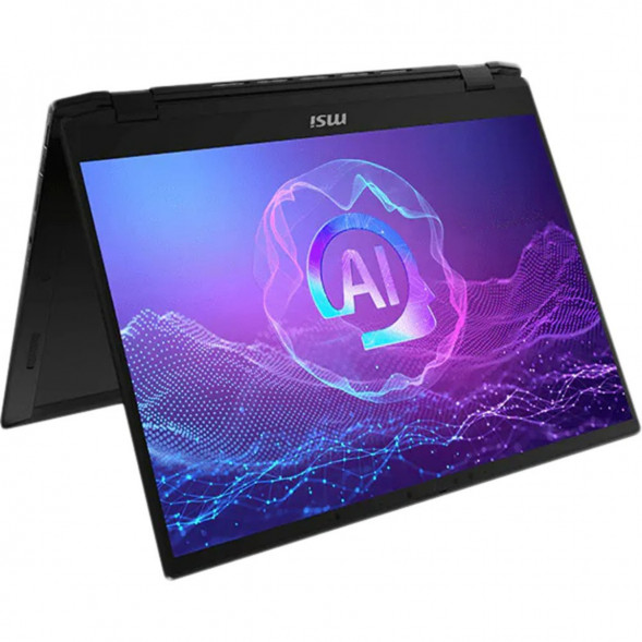 Ноутбук трансформер MSI Summit Pro 16 AI A2HVETG-085RU (16&amp;quot;, IPS, Intel Core Ultra 7 255H 2ГГц, 16 ядер, 32ГБ LPDDR5, 1ТБ SSD, NVIDIA GeForce RTX 4050 - 6 ГБ, Windows 11 Pro), черный в Сочи