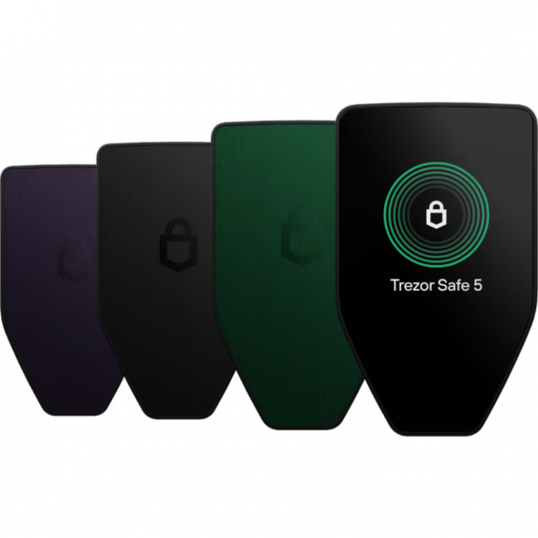 Аппаратный криптокошелек Trezor Safe 5, Green Beryl в Сочи