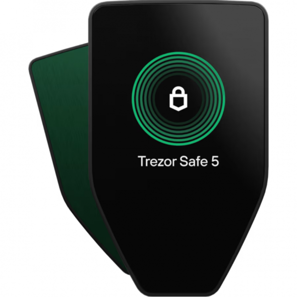 Аппаратный криптокошелек Trezor Safe 5, Green Beryl в Сочи