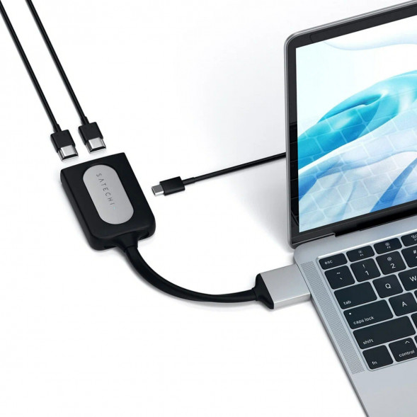 Адаптер Satechi USB-C Dual 4K HDMI Adapter (2xHDMI, USB Type-C) в Сочи