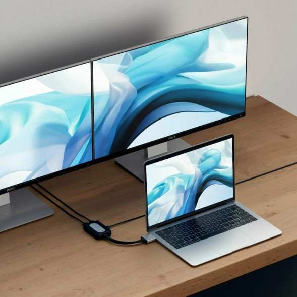 Адаптер Satechi USB-C Dual 4K HDMI Adapter (2xHDMI, USB Type-C) в Сочи