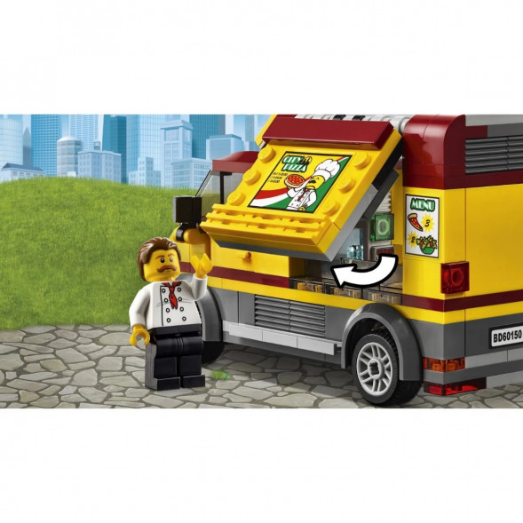 Конструктор LEGO City Great Vehicles 60150 Фургон-пиццерия в Сочи