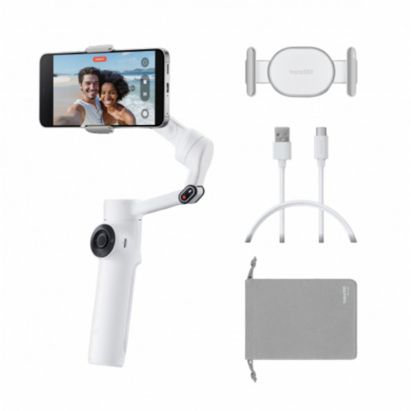 Cтабилизатор Insta360 Flow 2 Standard Bundle, Summit White в Сочи