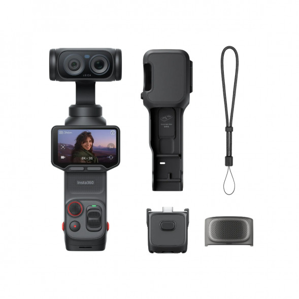 Экшн-камера Insta360 Luna Ultra Standard Combo, Cosmic Black в Сочи