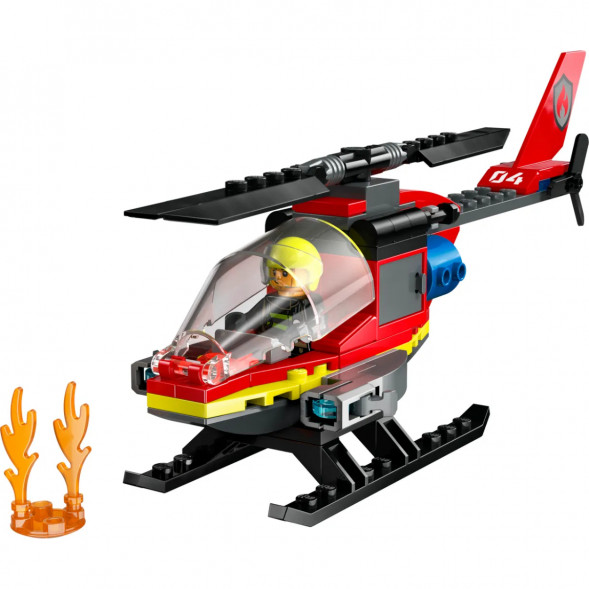 Конструктор LEGO City 60411 Пожарно-спасательный вертолет в Сочи