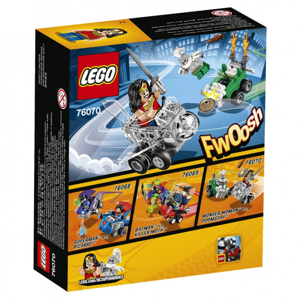Конструктор LEGO Super Heroes 76070 Mighty Micros: Чудо-женщина против Думсдэя в Сочи