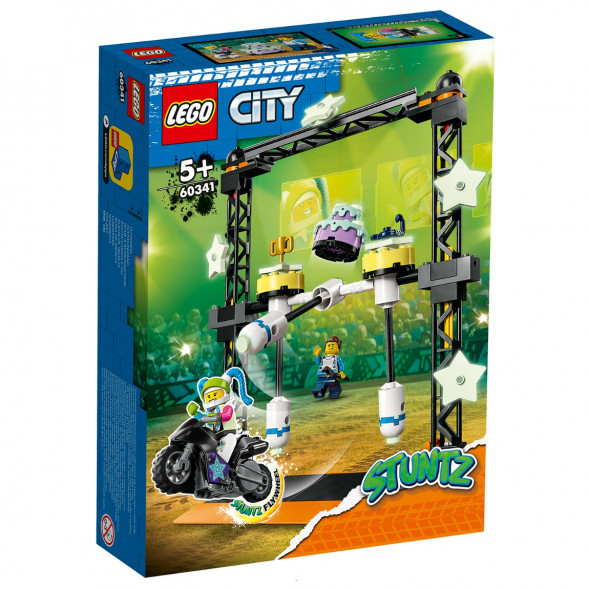 Конструктор LEGO City 60341 Трюковое испытание «Нокдаун» в Сочи