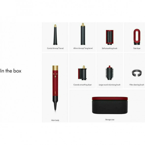 Стайлер Dyson Airwrap i.d. HS08 Straight+Wavy, Red Velvet/Gold (596927-01) в Сочи