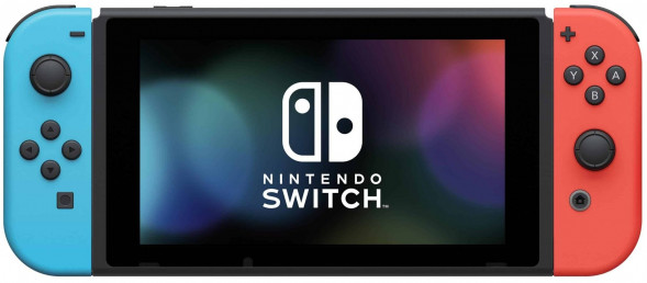 Игровая приставка Nintendo Switch rev.2 32 ГБ, красный/синий в Сочи