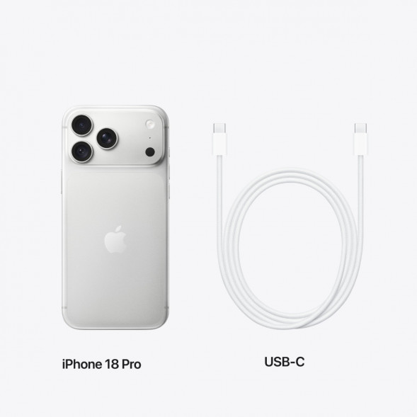 Смартфон Apple iPhone 18 Pro 2TB (SIM + eSIM), Silver в Сочи