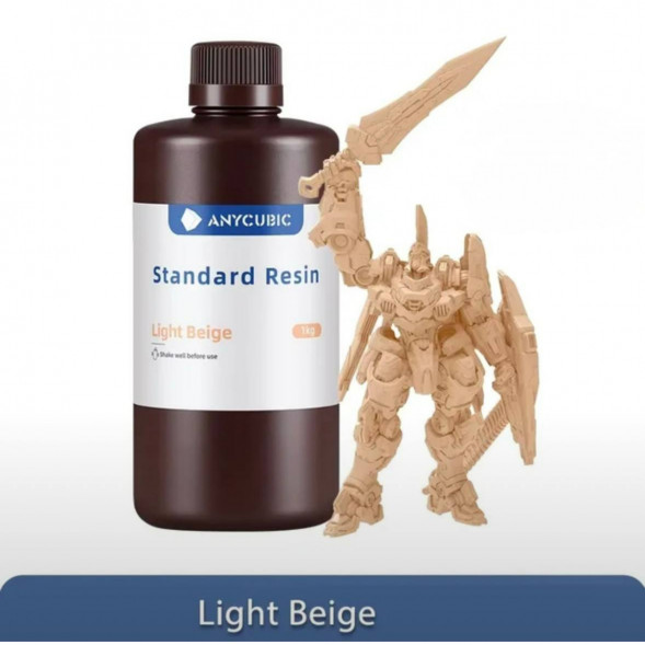 Смола для фотополимерного  принтера Anycubic Standard Resin Light Beige (Бежевый) в Сочи