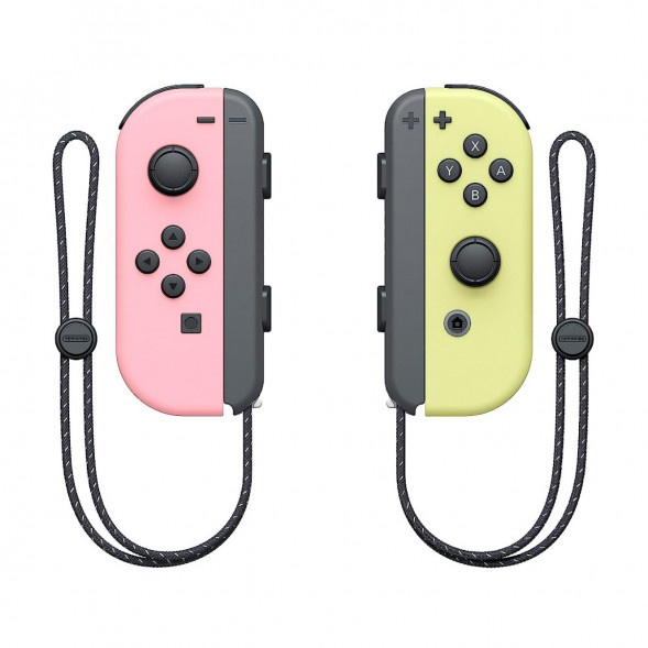 Геймпад Nintendo Switch Joy-Con controllers Duo, пастельный розовый / пастельный жёлтый в Сочи