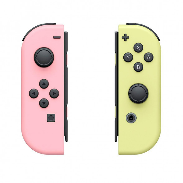 Геймпад Nintendo Switch Joy-Con controllers Duo, пастельный розовый / пастельный жёлтый в Сочи