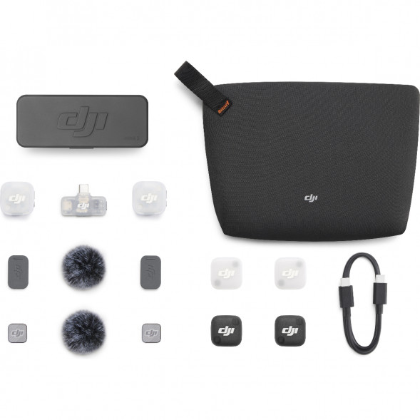 Микрофон DJI Mic Mini 2 (2 TX + 1 Mobile RX + Charging Case) в Сочи