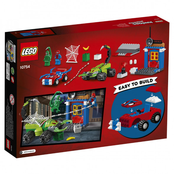 Конструктор LEGO Juniors 10754 Решающий бой Человека-паука против Скорпиона в Сочи
