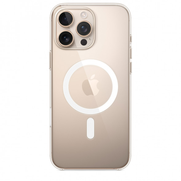 Чехол Apple Clear Case with MagSafe для iPhone 16 Pro Max, прозрачный (MA7F4ZM/A) в Сочи