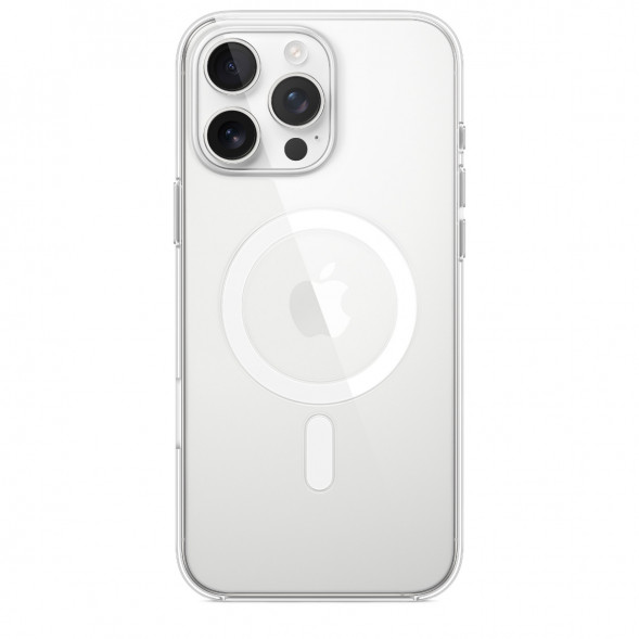 Чехол Apple Clear Case with MagSafe для iPhone 16 Pro Max, прозрачный (MA7F4ZM/A) в Сочи