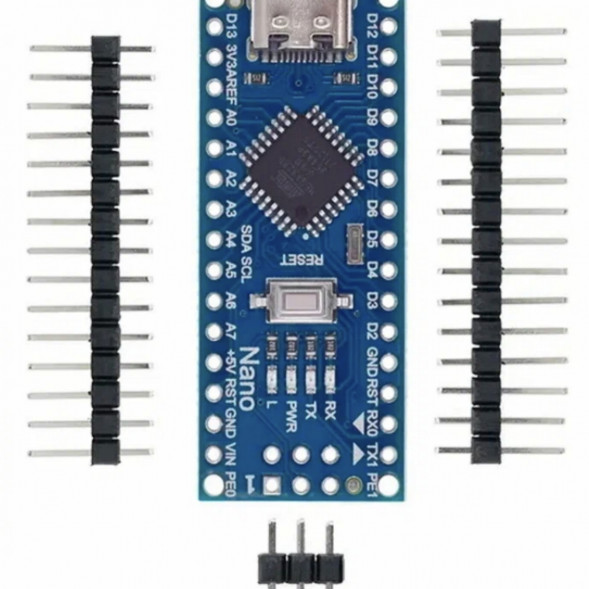 Микроконтроллер Arduino NANO TYPE-C V3.0 (совместимый) Atmega328 CH340 в Сочи