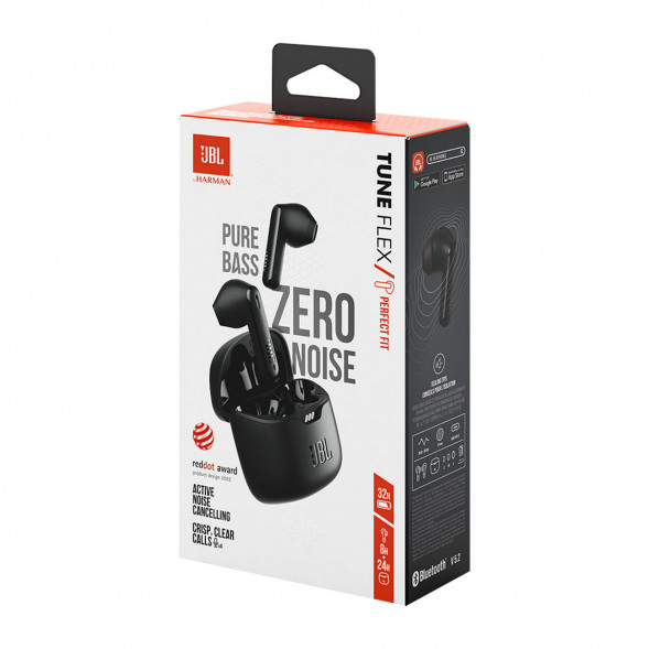 Беспроводные наушники JBL Tune FLEX, Black в Сочи