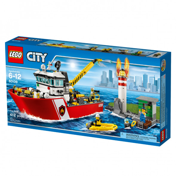 Конструктор LEGO City 60109 Пожарный катер в Сочи