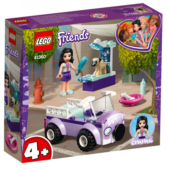 Конструктор LEGO Friends 41360 Передвижная ветклиника Эммы в Сочи