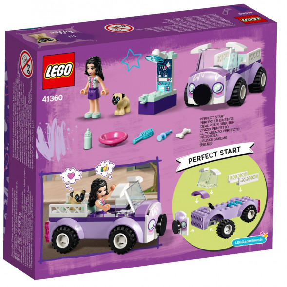 Конструктор LEGO Friends 41360 Передвижная ветклиника Эммы в Сочи