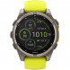 Умные часы Garmin Fenix 8, 51 мм, Solar, Sapphire Titanium with AMP Yellow/Graphite Silicone Band 010-02907-20 в Сочи