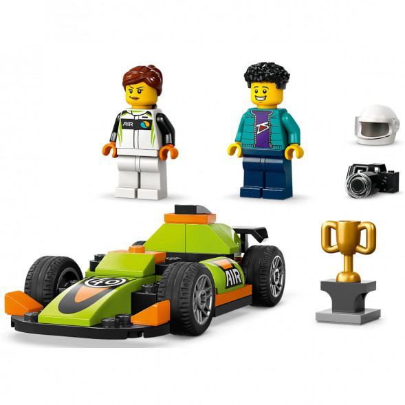 Конструктор LEGO City 60399 Зеленый Гоночный автомобиль в Сочи