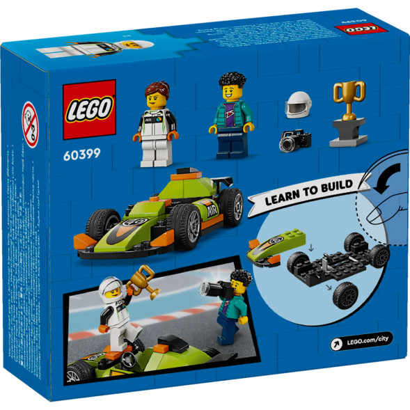 Конструктор LEGO City 60399 Зеленый Гоночный автомобиль в Сочи
