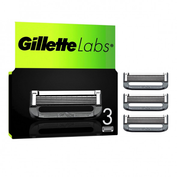 Лезвия для бритвы Gillette Labs, 3 шт. в Сочи
