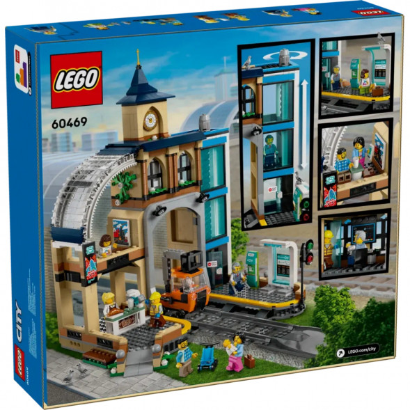 Конструктор LEGO City 60469 Центральный железнодорожный вокзал в Сочи