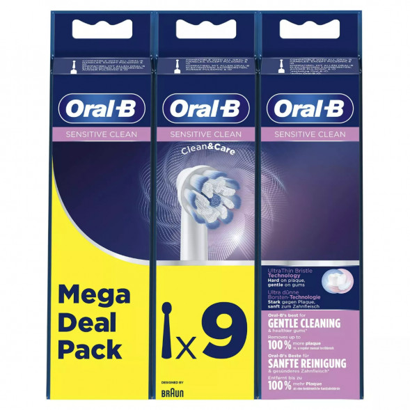 Насадки на зубные щетки Oral-B Sensitive Clean, 9 шт. в Сочи